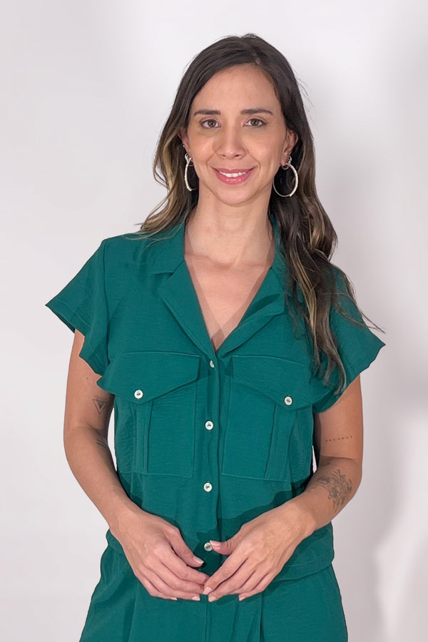 Blusa con cuello