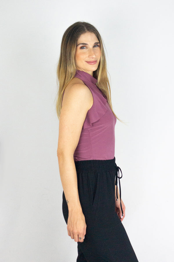 Blusa escote halter