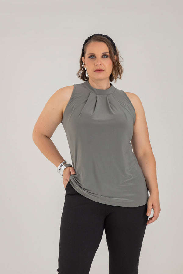 Blusa cuello alto