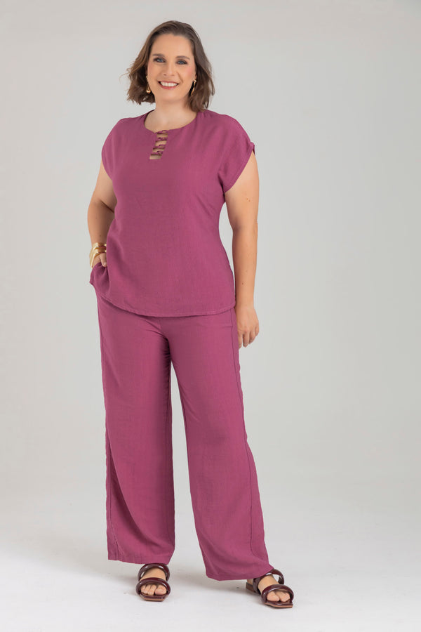 Pantalón silueta fluida