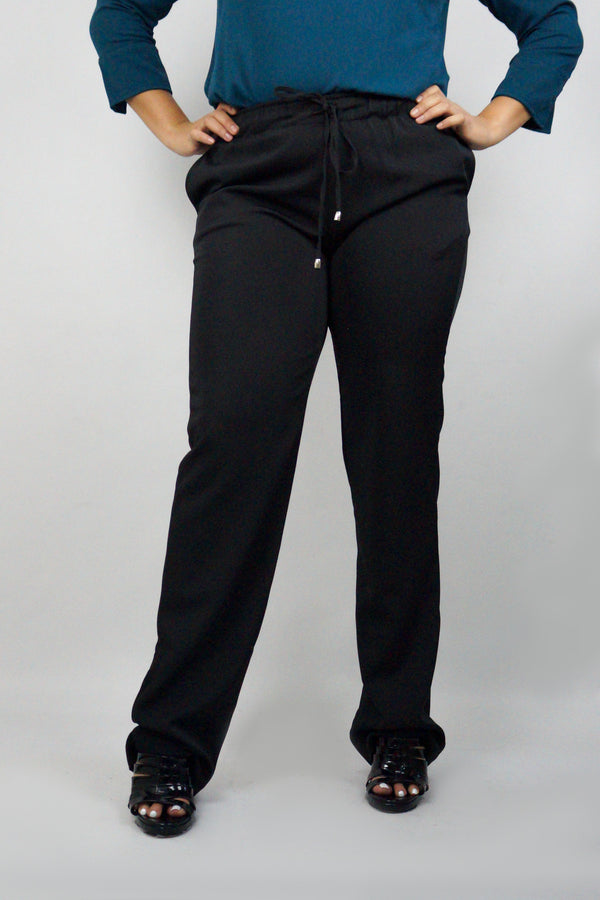 Pantalón clásico con pretina resortada