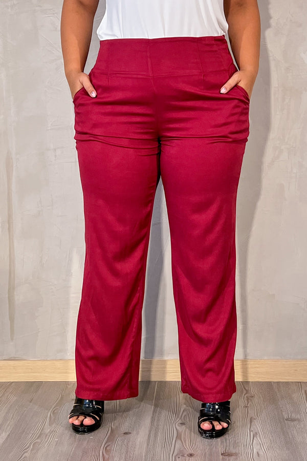Pantalón silueta amplia
