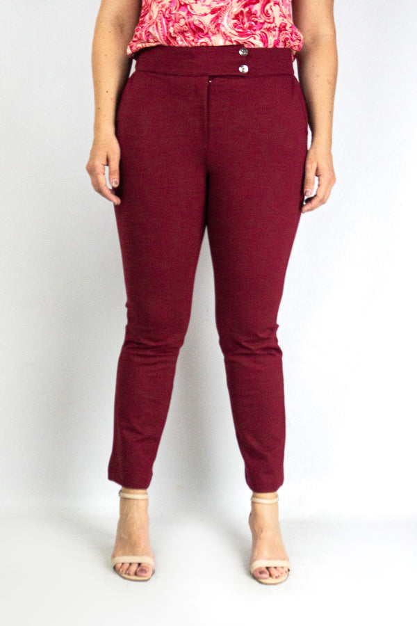 Pantalón con pretina sobrepuesta