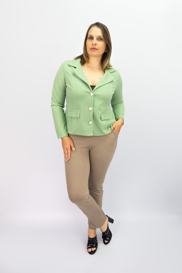 Chaqueta con solapa