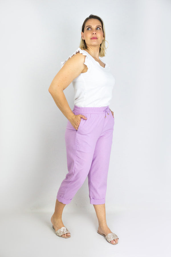 Blusa cuello redondo