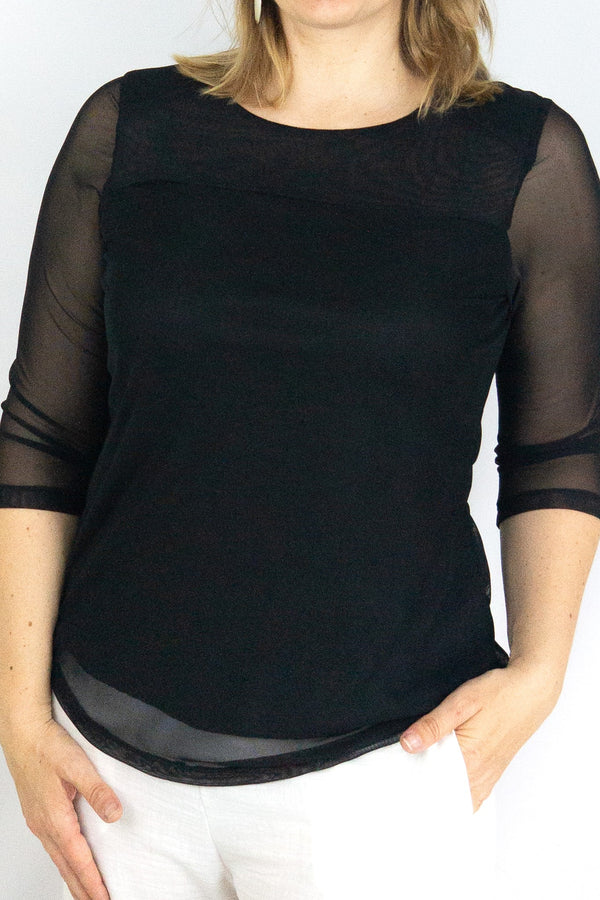 Blusa manga 3/4