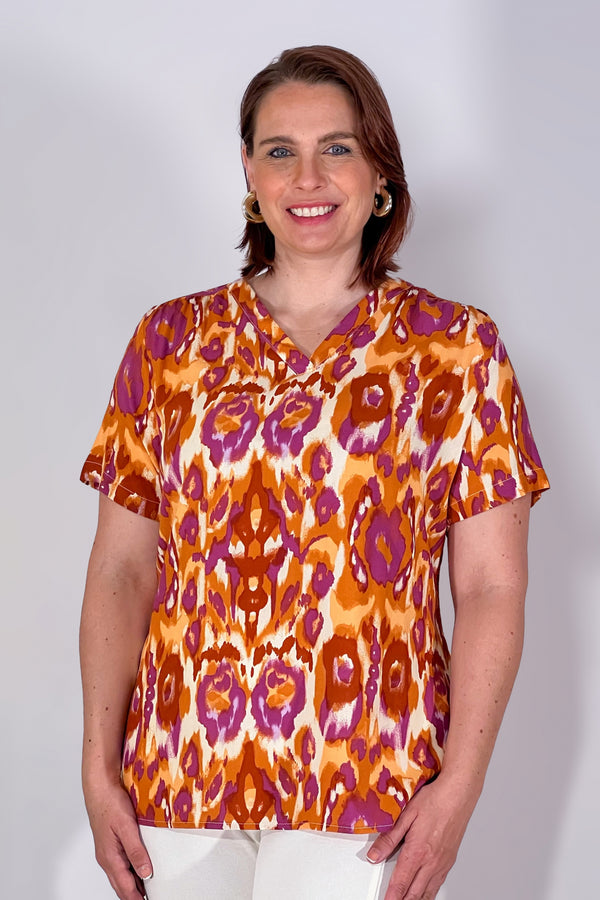Blusa manga corta