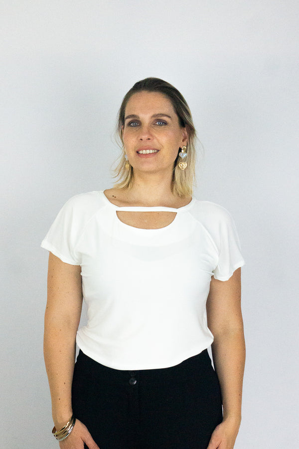 Blusa manga incorporada