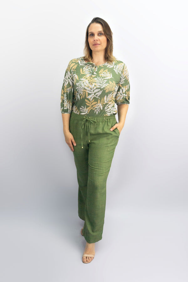 Blusa cuello redondo