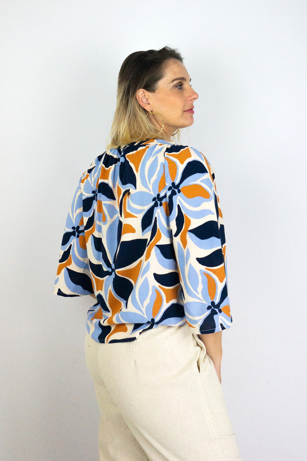 Blusa manga incorporada