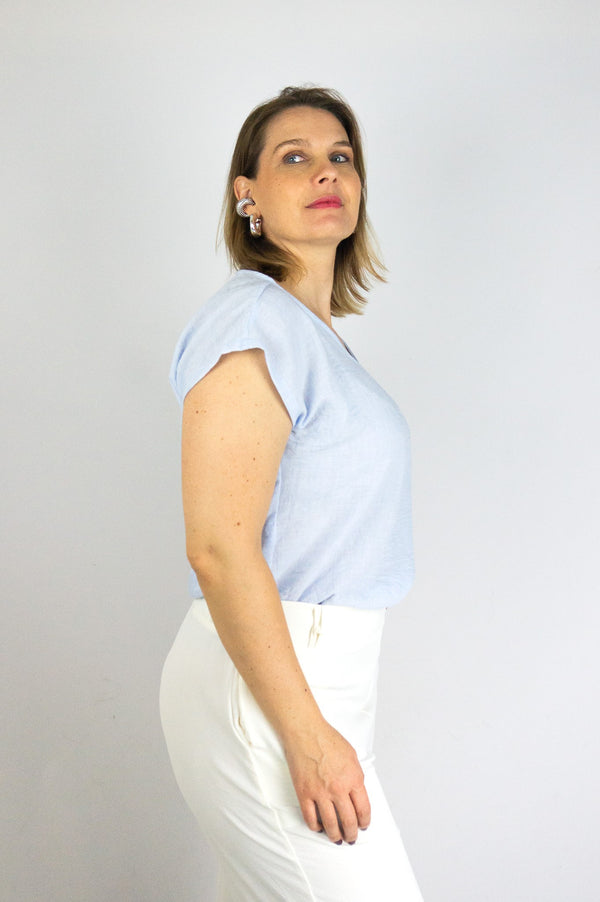 Blusa con manga incorporada