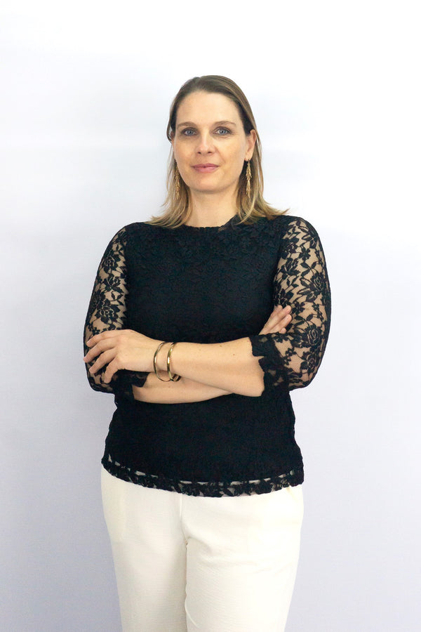 Blusa cuelo redondo
