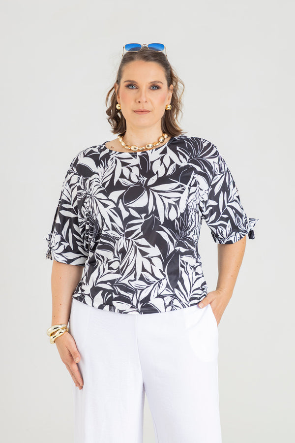 Blusa manga incorporada