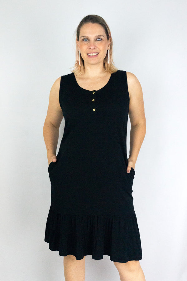 Vestido manga sisa