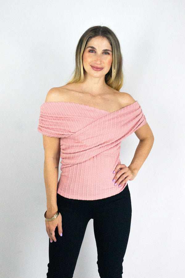 Blusa escote bandeja