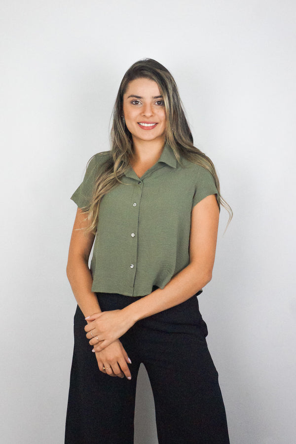 Blusa con perilla