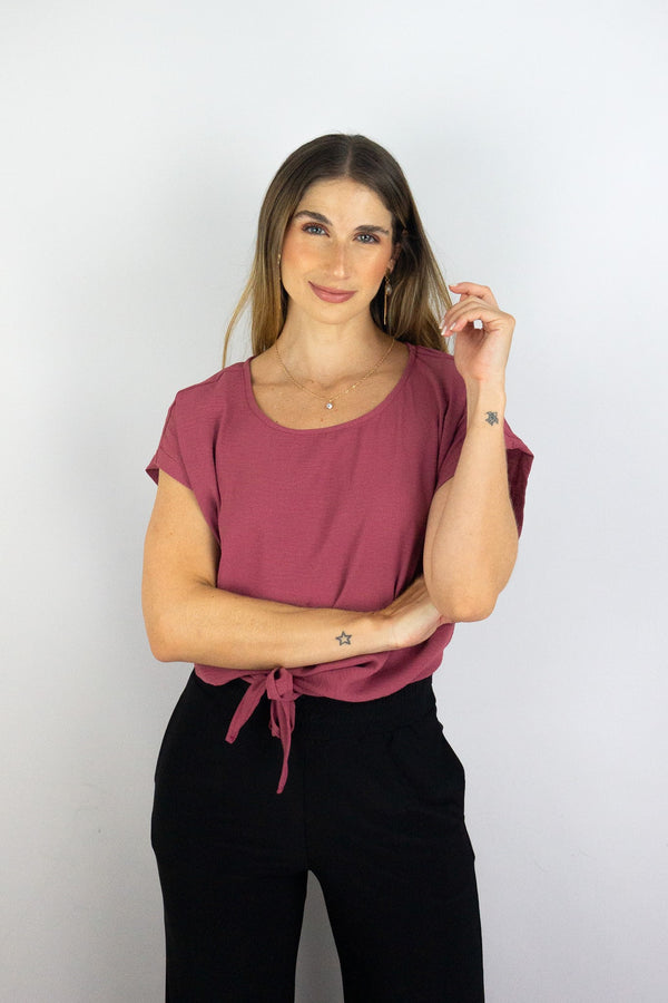 Blusa unicolor