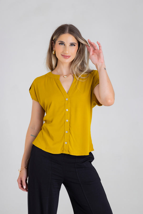 Blusa manga incorporada