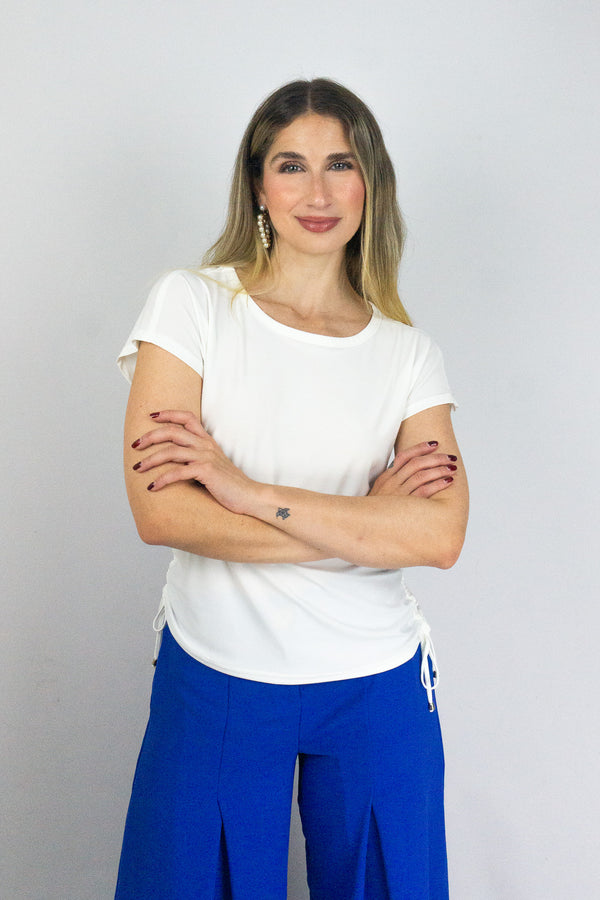 Blusa con detalle de recogido