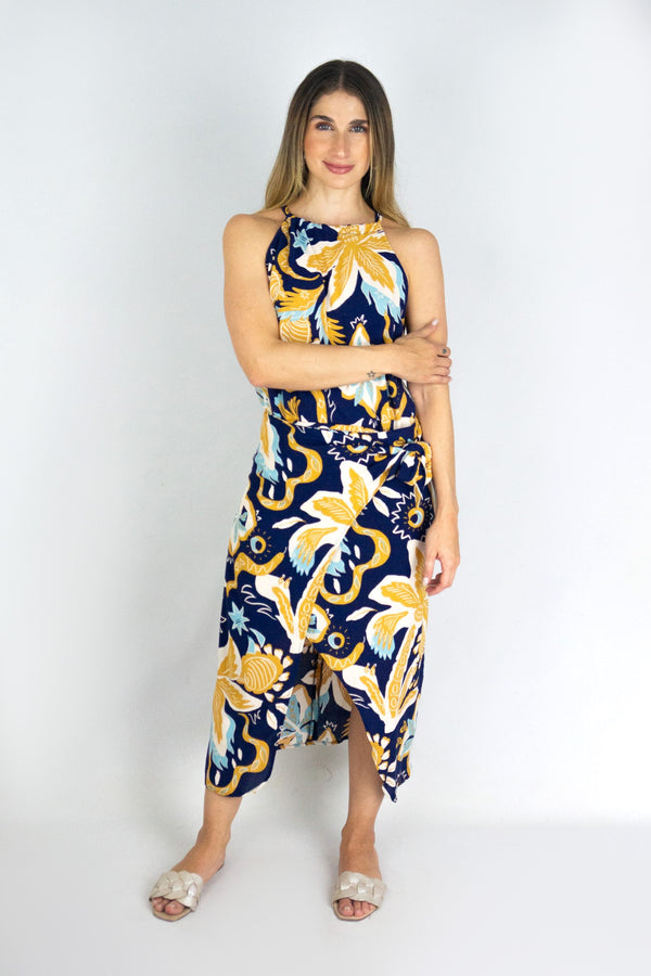 Blusa cuello halter