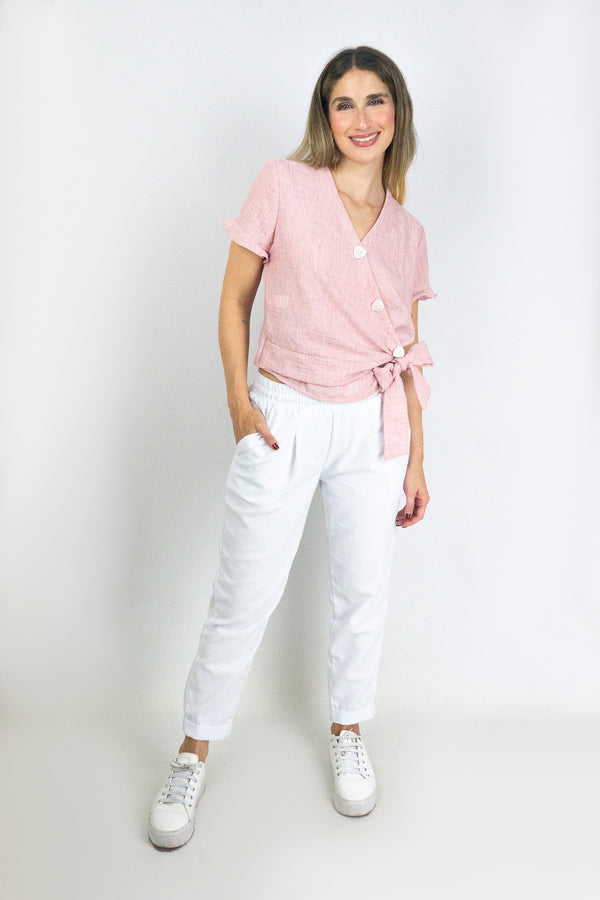 Blusa con cruce