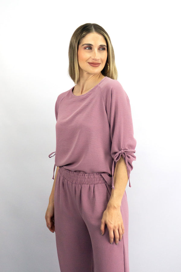 Blusa cuello redondo