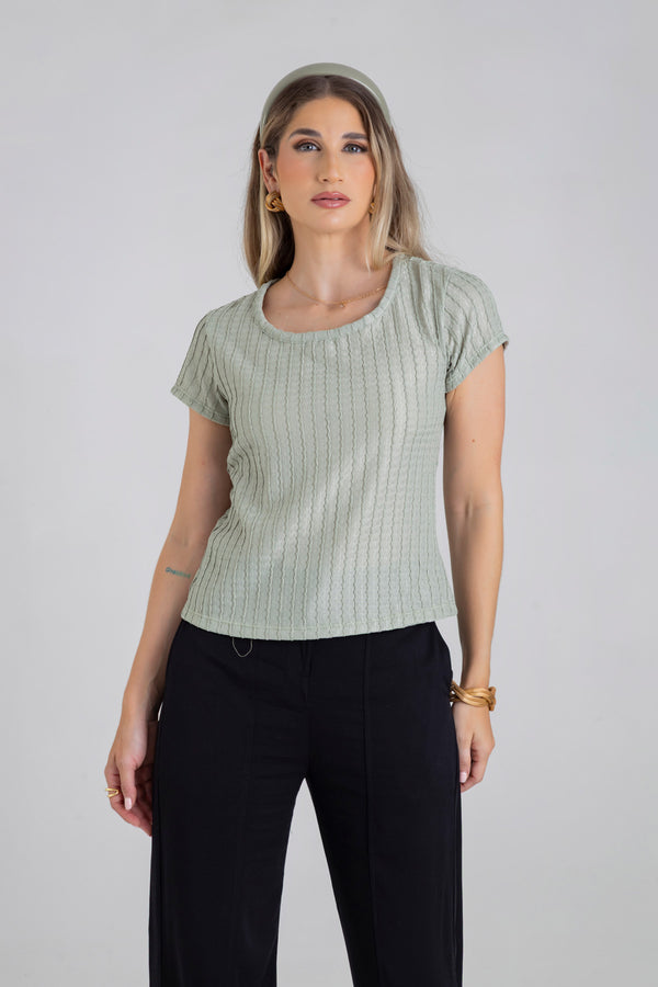 Blusa con textura