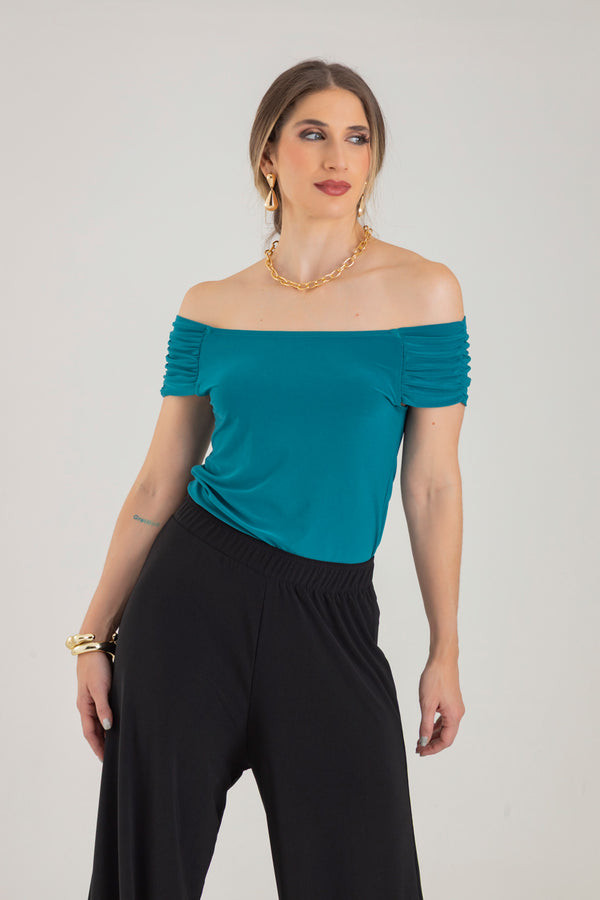 Blusa escote bandeja