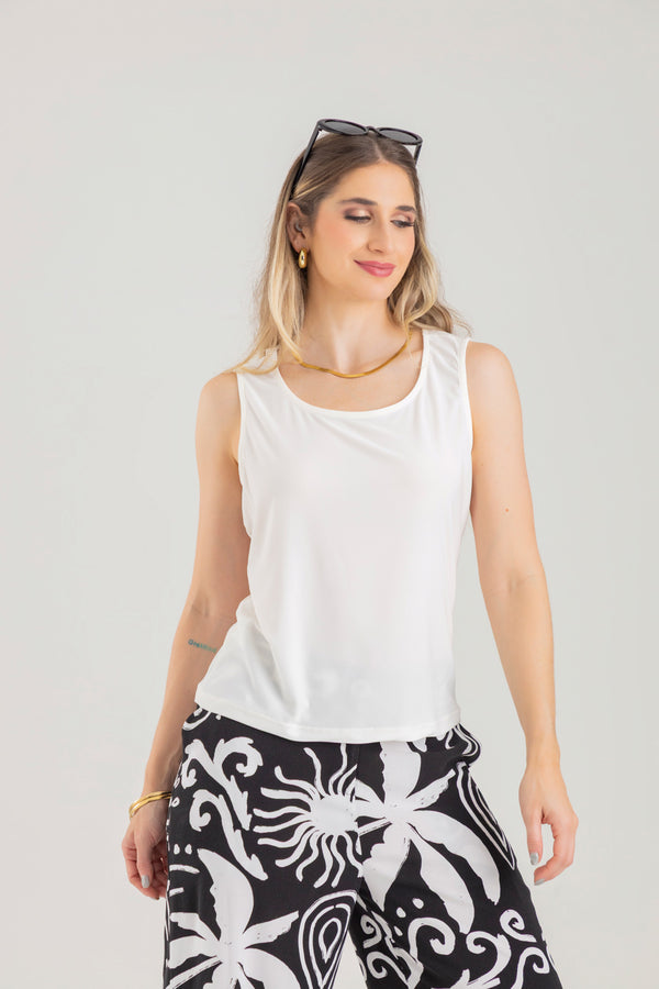 Blusa básica manga sisa