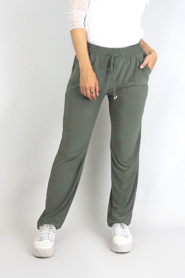Pantalón pretina resortada