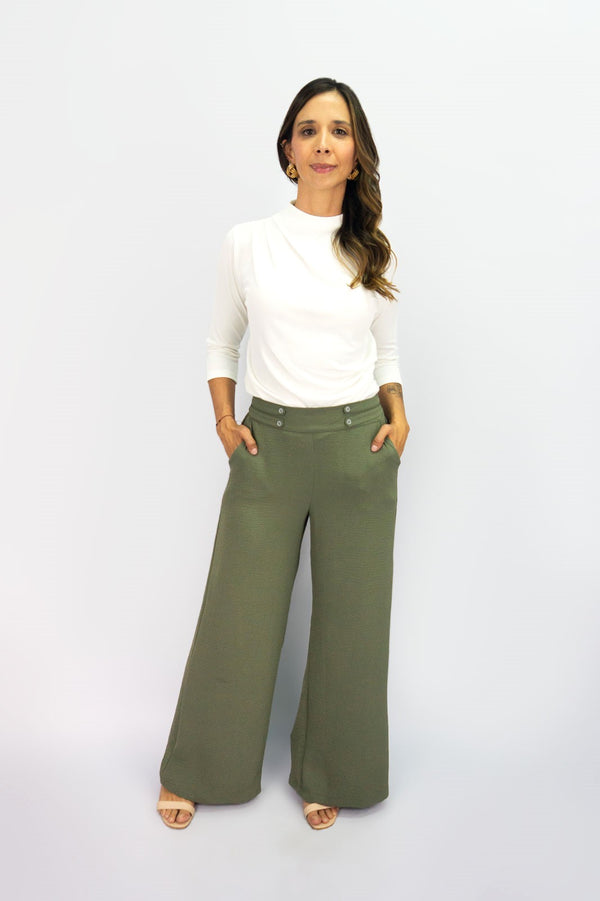 Pantalón silueta amplia