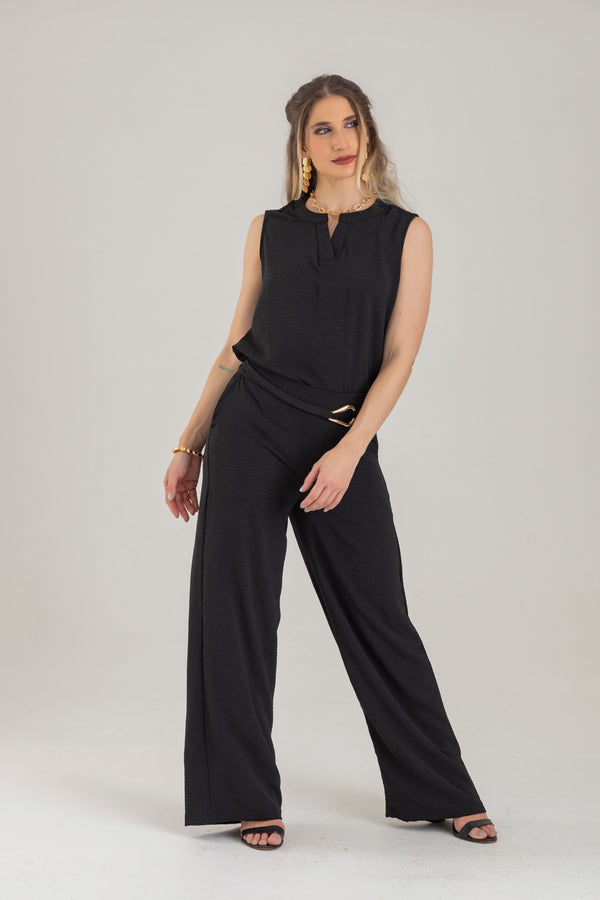 Pantalón fluido con elástico