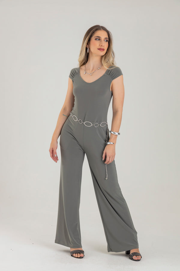 Enterizo escote en U