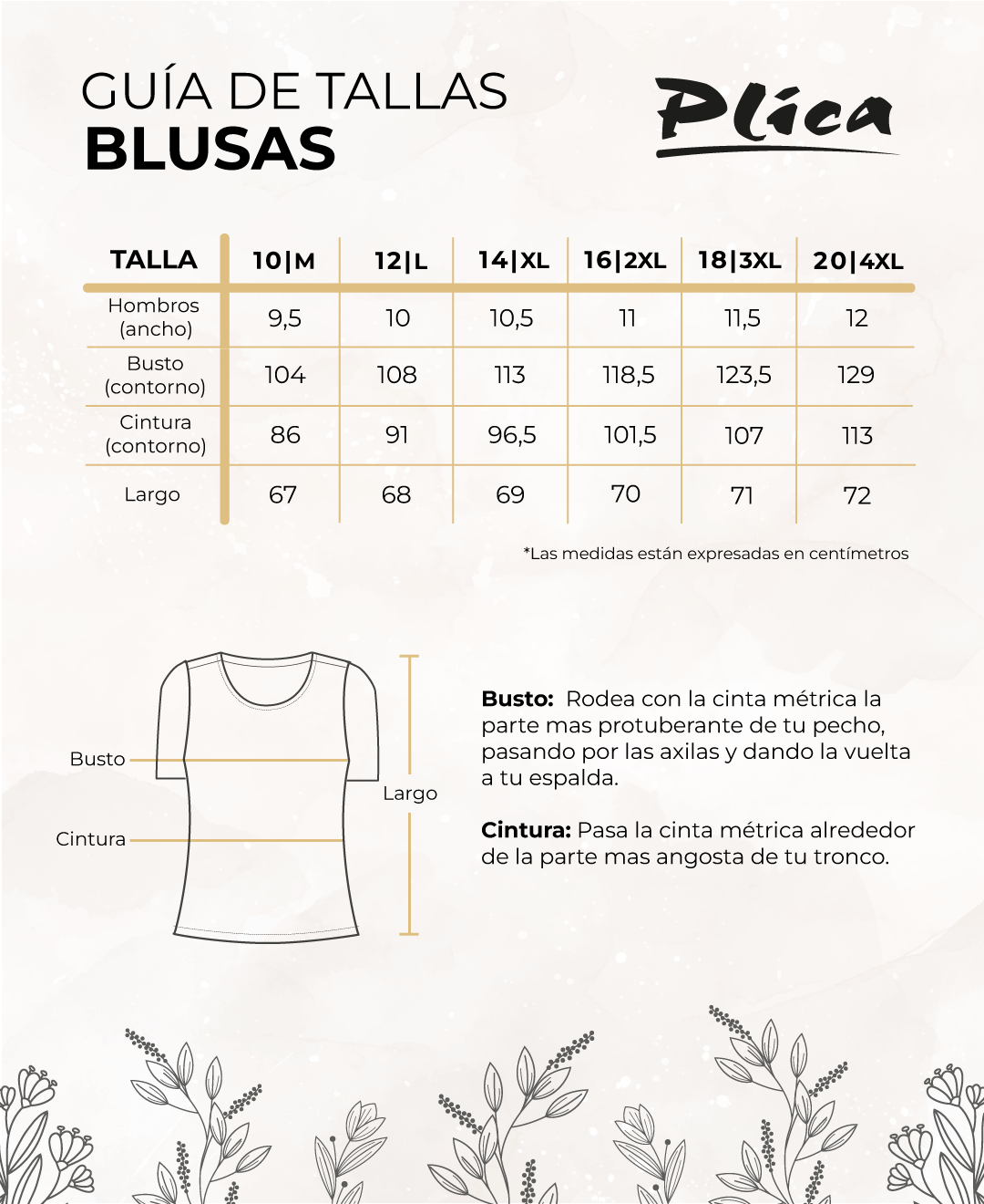 Blusas - Plica