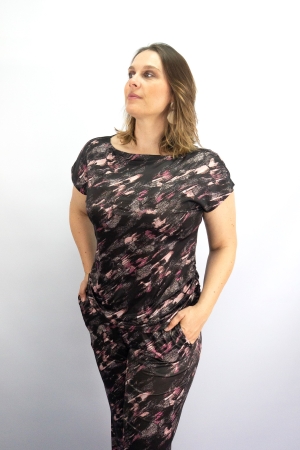 Blusa cuello redondo