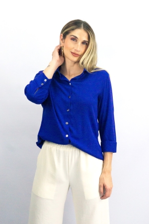 Blusa camisera 3/4