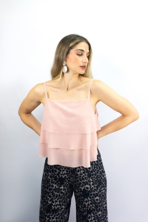 Blusa con caída en boleros