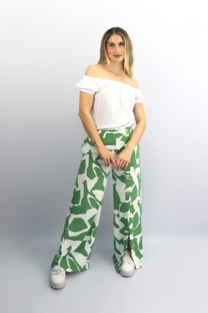 Pantalon silueta amplia