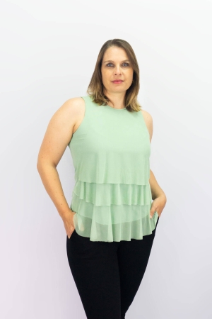 Blusa con capas