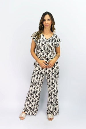 Pantalón con elástico en pretina